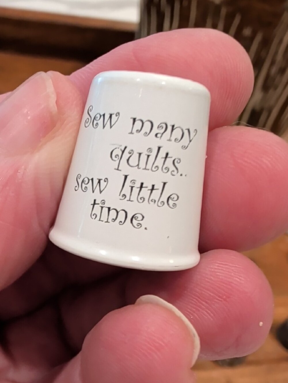 Assorted Collectible Thimble Set - Ceramic & Metal - Picture 11 of 14
